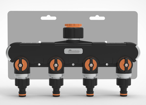 Garden Metal TPR Shut Off Inlet Hose Y Splitters Connecteur de robinet de <span class=keywords><strong>tuyau</strong></span> d'eau Double sortie, Leaky Free - Product Image 4