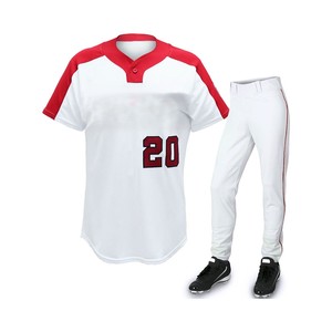 Servicio OEM de alta calidad directo de fábrica 100% uniforme de béisbol y softbol de color personalizado gran oferta con técnicas de bordado - Product Image 1