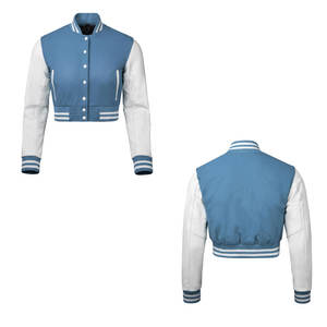 Chaquetas Varsity Cortas para Mujer, Cómodas y Transpirables, a Precio Razonable - Product Image 6