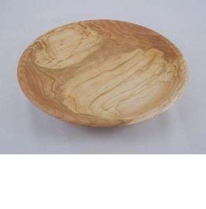 Cuenco clásico de nogal tallado Cuenco de artesanía de madera para tu mesa de comedor Cuenco Una impresionante mezcla de tonos claros y oscuros - Product Image 3