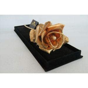 New Elegant Rose Flower Home Hotel Room Decorative 24k God Rose for Christmas Birthday <b>Valentines</b> Days Gift - Product Image 2