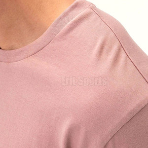 T-shirts décontractés pour hommes à prix abordable, manches courtes, logo personnalisé, coupe classique, 100 % coton respirant, écologiques, vente en gros - Product Image 4