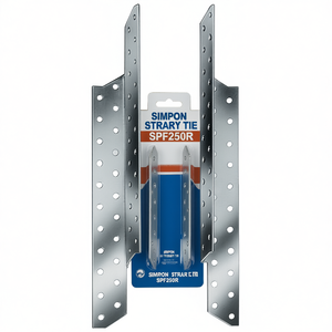 SIMPSON STRONG TIE SPF250R Right Rafter Purlin Anchor 250x34.5x2mm Pack Size 100 for <b>Hooks</b> & <b>Rails</b> - Product Image 3