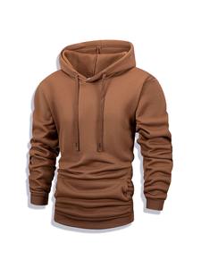 Sudaderas CON CAPUCHA DE Color sólido para hombre y mujer, sudadera cálida para hombre, ropa de calle de moda, jerséis transpirables holgados informales para hombre - Product Image 4