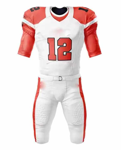 Uniforme de fútbol americano personalizable de moda para adultos Transpirable Cómodo Calidad Premium Técnicas impresas cortas - Product Image 5