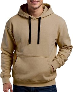 Pull en molleton épais pour homme, coupe classique, 100% coton, respirant, séchage rapide, tenue streetwear chaude pour l'hiver, logo personnalisé - Product Image 4