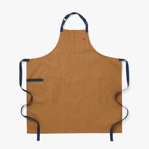 Tablier de travail en toile cirée pour barbecue à dos croisé imperméable et résistant pour hommes avec poches - Product Image 6