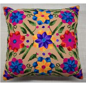 Funda de Cojín Decorativa Bordada en Algodón para Sofá, Cama, Sala de Estar o Dormitorio - Product Image 1