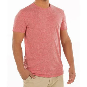 Camiseta de talla grande para hombre, algodón, poliéster, manga corta, cuello redondo, secado rápido, verano, básico, Color sólido, diseño Simple, anillos de verano - Product Image 1