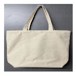 Sac à bandoulière de plage en toile de jute naturelle écologique réutilisable personnalisé sacs fourre-tout d'épicerie en toile de jute unie - Product Image 3