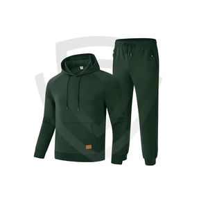 Conjunto Deportivo Unisex de Alta Calidad, Lavado Ácido, Cómodo, Transpirable, con Capucha, Último Diseño de Otoño, 100% Algodón, Ligero - Product Image 1