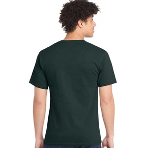 T-shirt basique pour homme de haute qualité, col rond, manches courtes, uni, vêtements vierges, personnalisation de marque, fabricant de vêtements en gros - Product Image 4