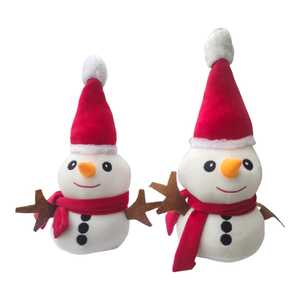 2024 OEM Service Cute Soft Sweet Christmas Snowman Plush <b>Toy</b> PP Cotton Filled Stuffed <b>Toys</b> for Kids' for Play and Decoration - Product Image 4