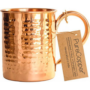 Hammered Texture Superior Quality Copper Made Water Drinkware Storage Kitchenware Jugs Table Centerpiece In Impressive Price - Product Image 1
