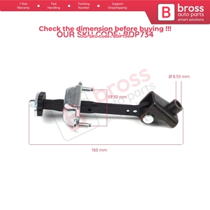 BDP734 Limitador de Apertura de Puerta Delantera para Transit Connect MK1 Tourneo 2002-2013 2T1AV23500AD - Product Image 5