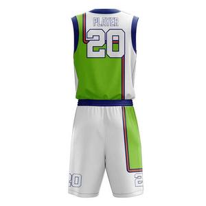 La mejor calidad transpirable de alta tecnología de secado rápido de poliéster uniformes de baloncesto logotipo personalizado de talla grande nuevo diseño para la temporada de verano OEM - Product Image 3