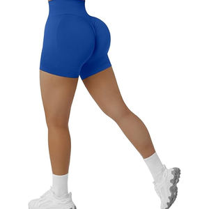 Shorts de compression de yoga personnalisés pour les femmes vente en gros à bas prix personnalisé gym sport fitness - Product Image 2