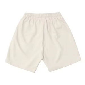 Vente en gros de shorts d'été en coton biologique avec logo sur mesure, respirants, séchage rapide, sports, course à pied, poches latérales cargo, shorts à cordon - Product Image 5