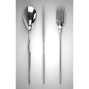 Classic Stainless Steel Flatware <b>Set</b> with Polished Edges and Durable Construction for Modern and Traditional Kitchens - Product Image 2