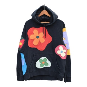Pulls à capuche en polaire unisexe respirants avec patchs floraux d'hiver, logo personnalisé de haute qualité, tie-dye, vente en gros - Product Image 1