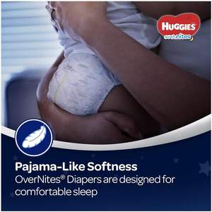 Pañales HUGGIES OverNites, Talla 5 (27+ lb.) ), 18 ct, Pañales para la noche, Paquete jumbo (La presentación puede variar) - Product Image 2