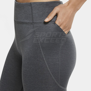 Leggings de Yoga de Diseño Personalizado, Spandex/Poliéster, Cintura Alta, Transpirables, Largos, para Mujer - Product Image 3