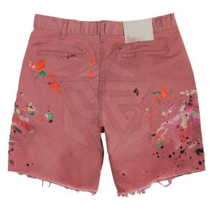 Pantalones Cortos de Verano 2025 para Hombre, Estilo Urbano, Transpirables, de Secado Rápido, Elásticos, de Algodón y Poliéster, Lisos, Teñidos, Patrón Sólido, Venta al por Mayor - Product Image 6