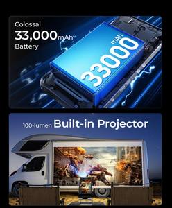 Oukitel WP100タイタン5G頑丈電話6.8インチ120Hz 33000mAhビッグバッテリーNFC 16GB + 512GB 5G頑丈スマートフォンプロジェクター付き - Product Image 6
