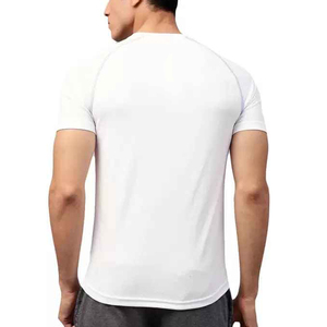 Camiseta de gimnasio de algodón personalizada al por mayor para hombre, camiseta de talla grande con cuello levantado, antiarrugas, transpirable, de secado rápido, ecológica, Lisa teñida Formal - Product Image 5
