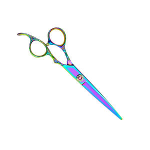 Tijeras de color titanio para peluquería en acero inoxidable, tamaño personalizado y diseño, tijeras para cortar cabello, tijeras para cortar cabello - Product Image 5