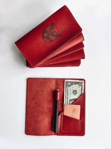 Gran oferta, carpeta de facturas de restaurante con logotipo personalizado para presentador de cheques de invitados de cuero hecho a mano, titular de facturas barato al por mayor - Product Image 3