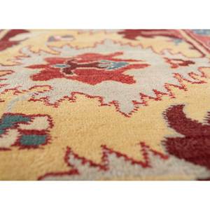 Alfombra de Lana Anudada a Mano Aalam Verde Pae-5775 con Patrón de Medallón para Sala de Estar o Pasillo, Hecha a Mano para Adolescentes - Product Image 3