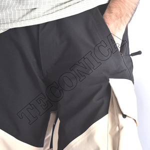 Nouveauté Pantalon de ski bicolore avec tissu imperméable Isolation thermique Poches cargo fonctionnelles et cordons de serrage ajustables - Product Image 4