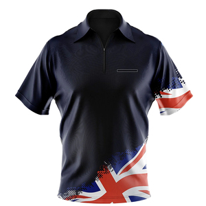 Chemise de fléchettes à sublimation personnalisée OEM Nouveau design multicolore Maillot de fléchettes personnalisé et uniforme de polo de cricket avec logo - Product Image 1