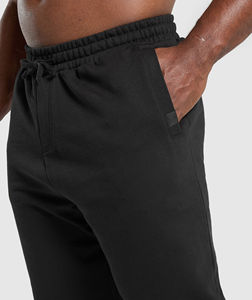 High Quality <b>Mens</b> <b>Joggers</b> Cotton Workout Pants Slim Fit Gym Wear <b>Cuffed</b> Bottoms Breathable Activewear Custom Design Pants - Product Image 3
