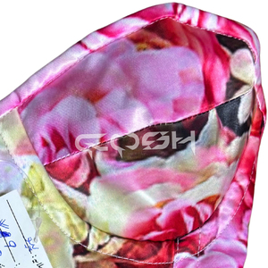 นาฬิกาทรายที่ระบายอากาศได้ทุกวันสีชมพูกุหลาบพิมพ์ลายดอกไม้ผ้าซาตินเสื้อคอร์เซ็ทเสื้อสายรัดอกสุดเซ็กซี่ทำจากเหล็ก - Product Image 4