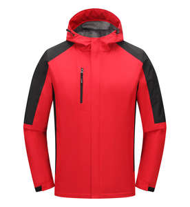 Chubasquero impermeable ligero hecho a medida con tela a prueba de viento y Capucha ajustable para senderismo deportes al aire libre y - Product Image 3