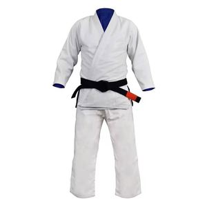 Uniforme blanco de Jiu Jitsu de marca superior profesional hecho a medida BJJ Kimono Gi para entrenamiento de artes marciales Unisex 100% algodón duradero - Product Image 4