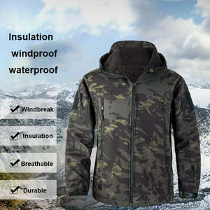 Automne Hiver Camouflage Extérieur Soft Shell Veste Chaud En Gros Respirant Caractéristique Confortable 2025 - Product Image 5