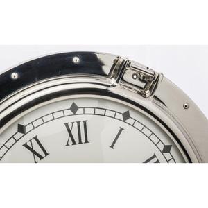 Horloge murale décorative de style nouveau, cadre de hublot nautique, décoration murale pour salon et chambre à coucher, polissage brillant - Product Image 4