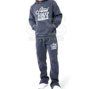 ชุดวอร์มพิมพ์ลายสำหรับผู้ชายชุดวอร์มสองชิ้นพิมพ์ลายสำหรับสตรีทดูมีสไตล์และสวมใส่ในชีวิตประจำวัน - Product Image 1