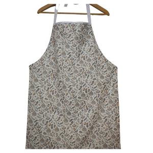 ผ้ากันเปื้อนลายหนวดผ้ากันเปื้อนสีขาวเรียบง่ายผ้ากันเปื้อนสำหรับห้องครัวสำหรับผู้ชายผู้หญิงผ้าฝ้ายผ้าลินินผ้ากันเปื้อนสำหรับใช้ในครัวเรือนทำความสะอาดบ้าน - Product Image 2