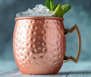 Tasse en cuivre Bière Cocktail Moscou Mule Tasses avec poignée en laiton Drinkware 4 Pièces Cuivre Tasse Offre Spéciale - Product Image 3