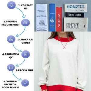 Sweat-shirt Femme Col Haut Manches Longues Col Montant Logo Avant Hiver Bicolore - Product Image 5