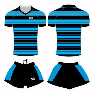 Rugby uniform set sublimated breathable jersey and Rugby <b>shorts</b> - Product Image 2