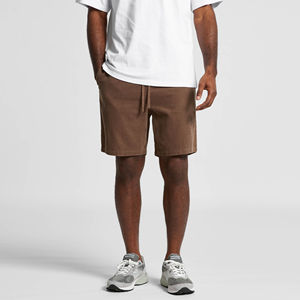 Vente en gros Short unisexe en velours côtelé ultra doux Streetwear avec cordes réglables Motif solide Vêtements décontractés pour hommes - Product Image 3