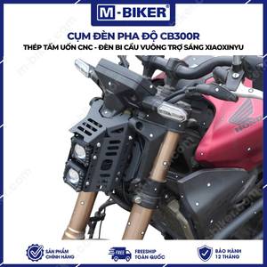 Faro Delantero para Motocicleta CB300, Potente Conjunto de Luz Auxiliar para una Conducción Nocturna Más Segura, Hecho de Plástico - Product Image 1