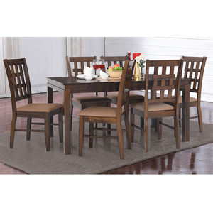 CONJUNTO COMEDOR MADERA MUAR MALASIA 6 PLAZAS - Product Image 1