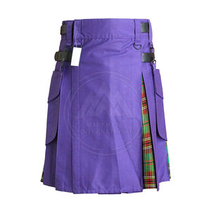 การออกแบบใหม่ผู้ชายใช้ Kilts 100% ผ้าฝ้ายทำ Kilts Scootish Kilts สำหรับผู้ชายใช้ - Product Image 1