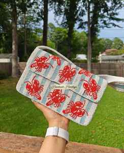 Monedero Casual Bordado con Cuentas, Ajustable, Hecho a Mano, Ligero, de Forma Cuadrada, Color y Tamaño Personalizables, Ideal para Regalo - Product Image 1